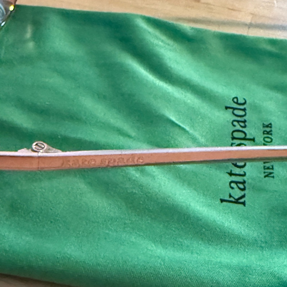 Kate Spade Emmaline Rose Gold Aviator Sunglasses - Picture 3 of 3